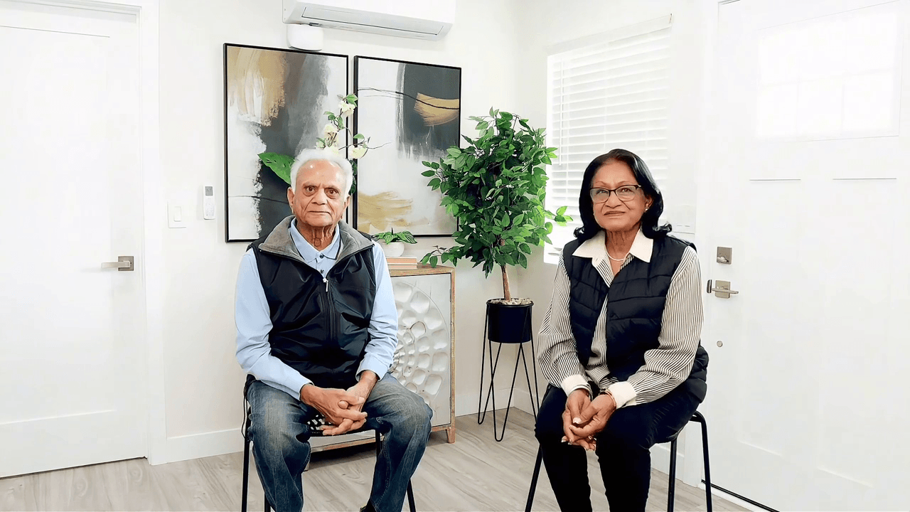 Ranga and Hemalatha — Backyard Estates homeowners
