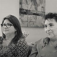 Portrait image of Julie and Betty